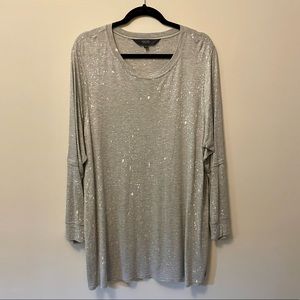 Rachel Roy gray tunic / mini dress. 2X